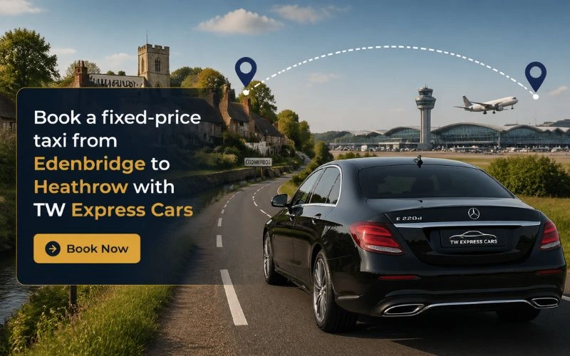 Taxi from Edenbridge to Heathrow
